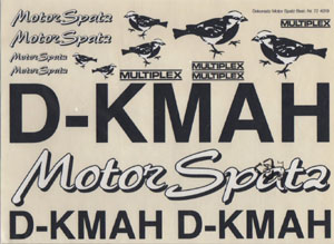 Stickers MotorSpatz Multiplex