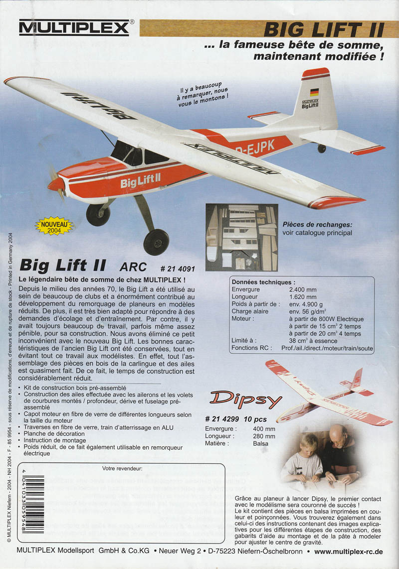 214091 Multiplex Big Lift II kit